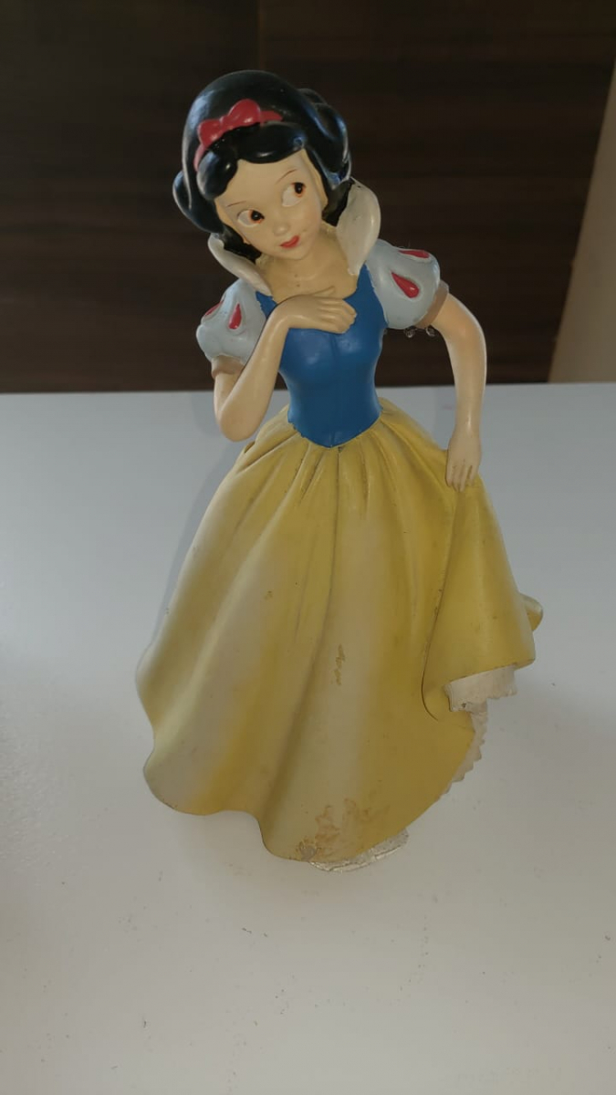 Branca de Neve Minuatura Porcelana - Boutique festa locações 