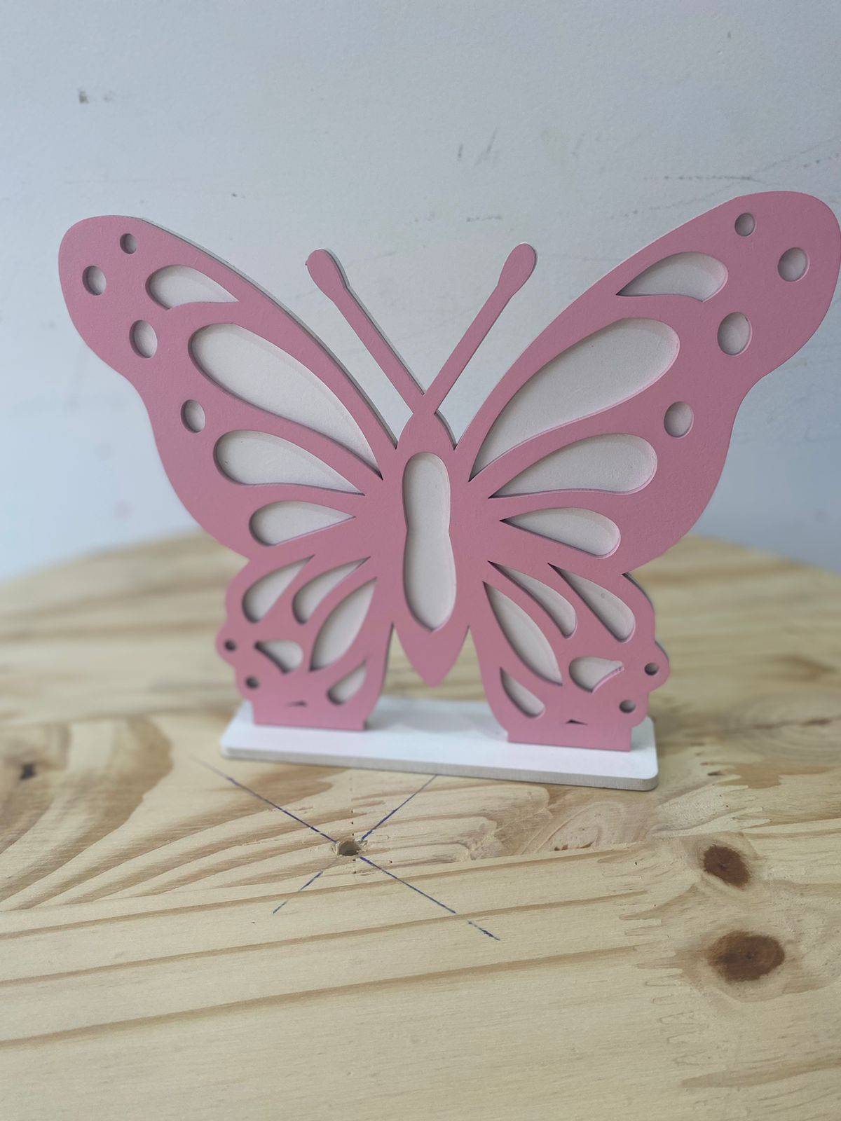 Borboleta Rosa Jardim - Boutique festa locações 