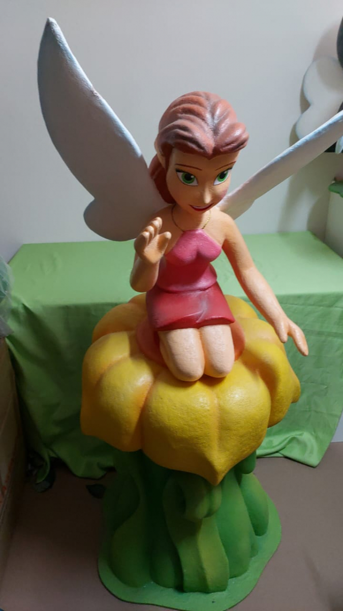 Sininho Vermelha Tinker Bell - Boutique festa locações 