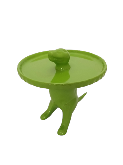 Bandeja Dinossauro Baby Verde Porcelana - Boutique festa locações 