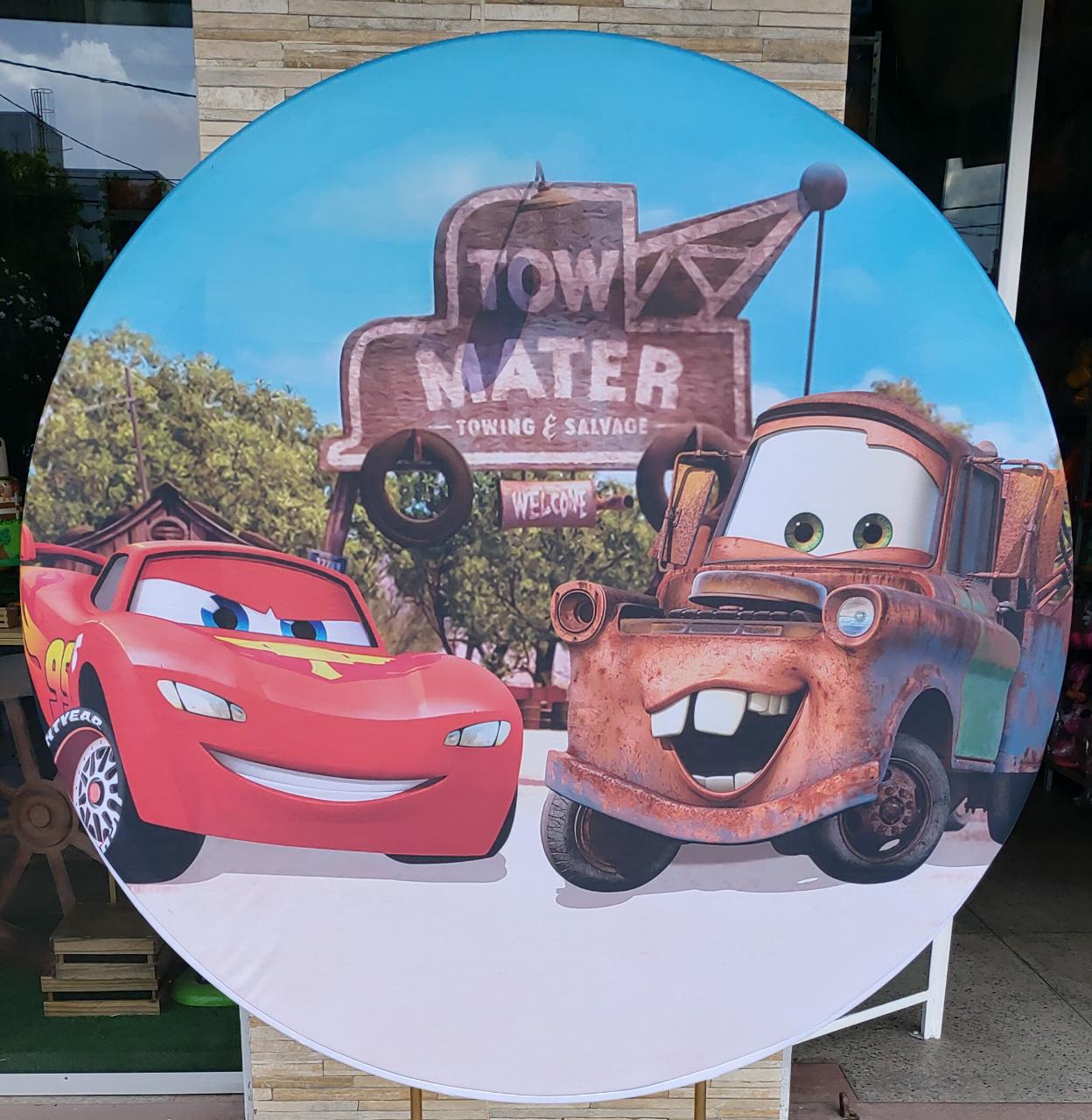 Capa Painel Carros  1,50M - Boutique festa locações 