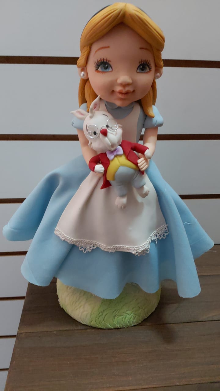 Alice No País das Maravilhas Biscuit - Boutique festa locações 