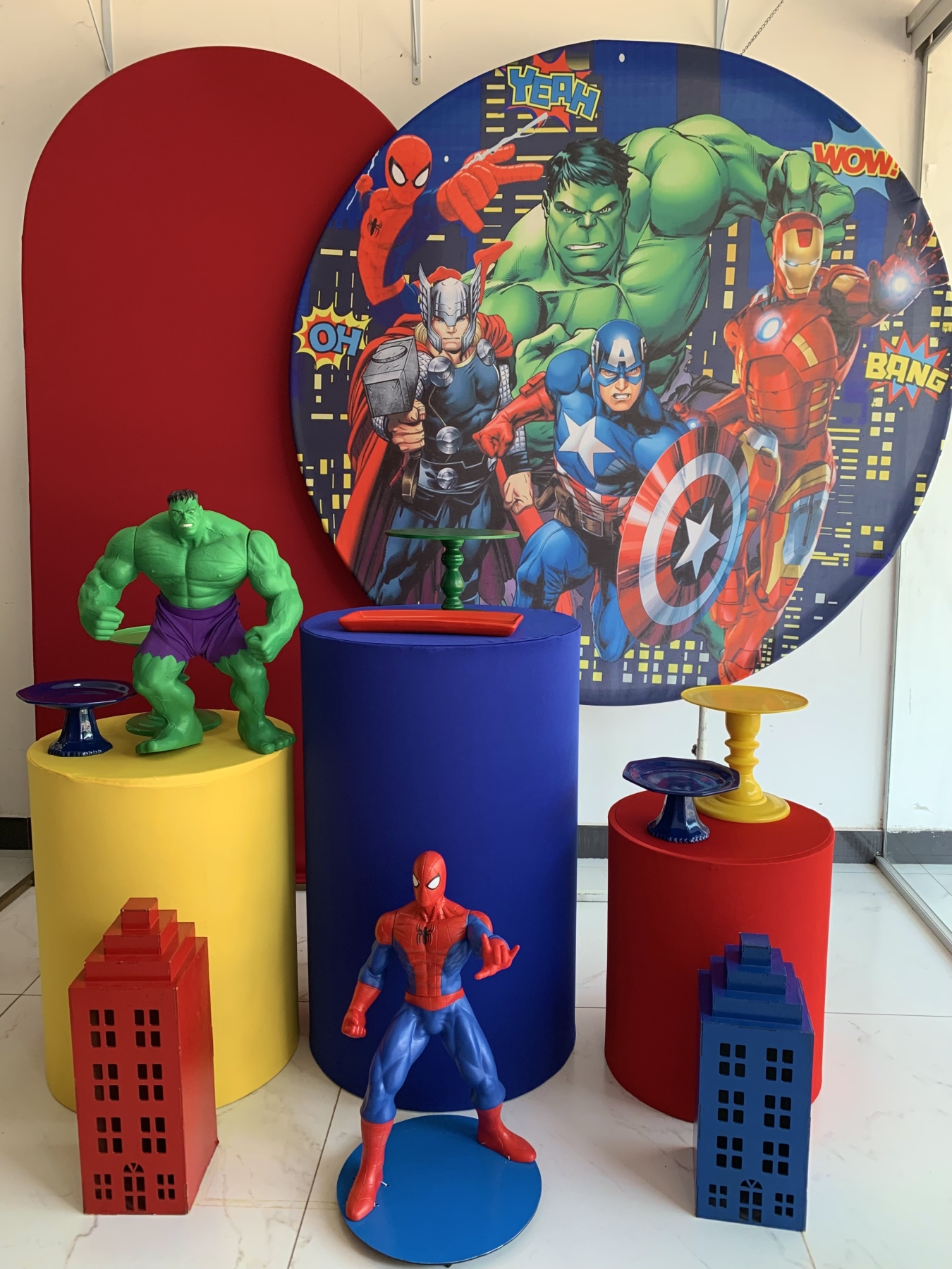 Vingadores - Boutique festa locações 