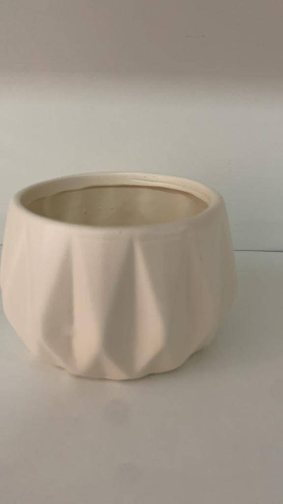 Vaso Beje Nude 3D - Boutique festa locações 