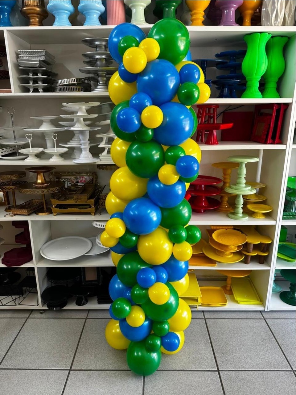 Arco de Balão 1,5M Simples Delivery - Boutique festa locações 