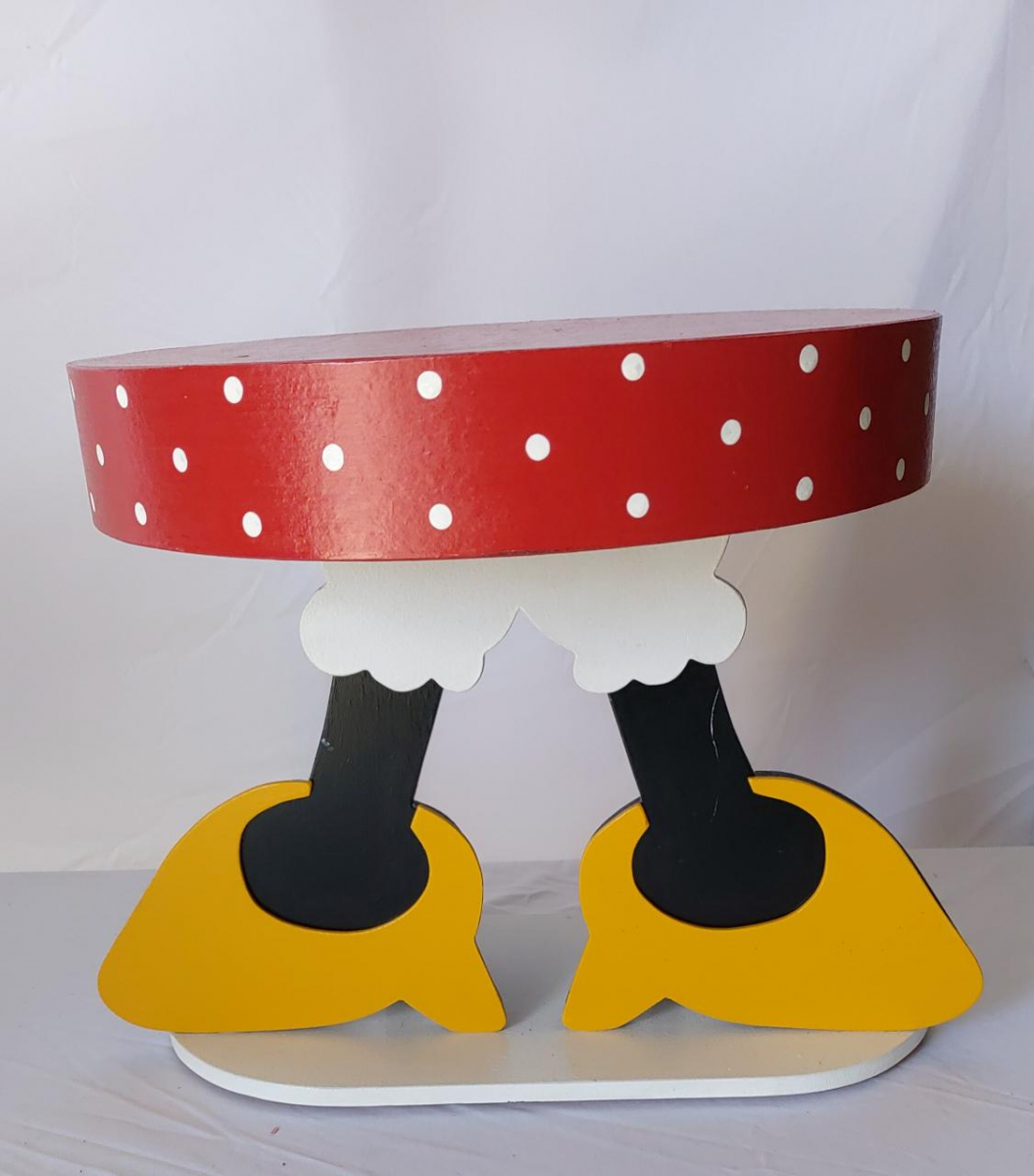 Bandeja Alta Saia da Minnie - Boutique festa locações 