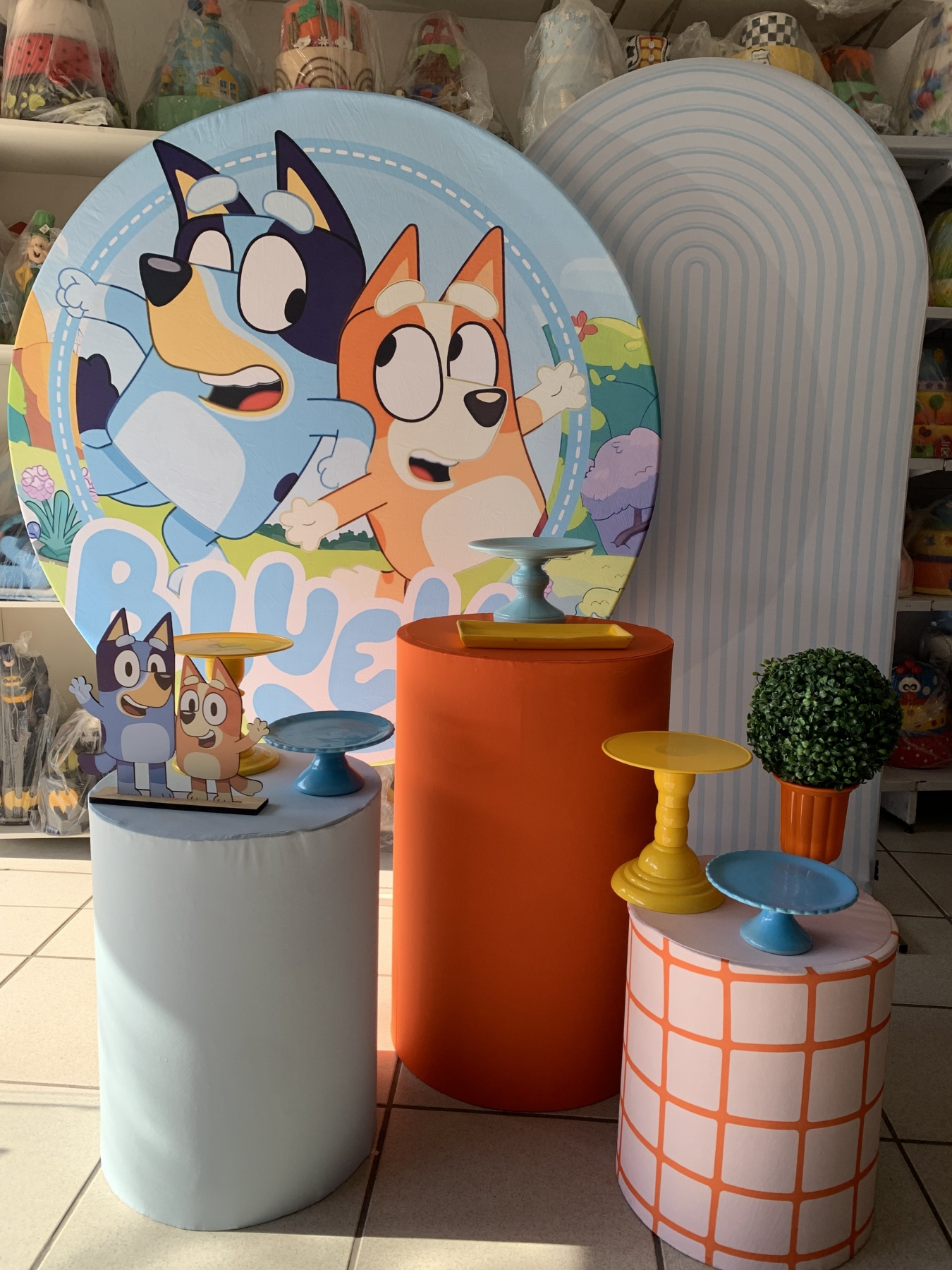 Bluey E Bingo - Boutique festa locações 