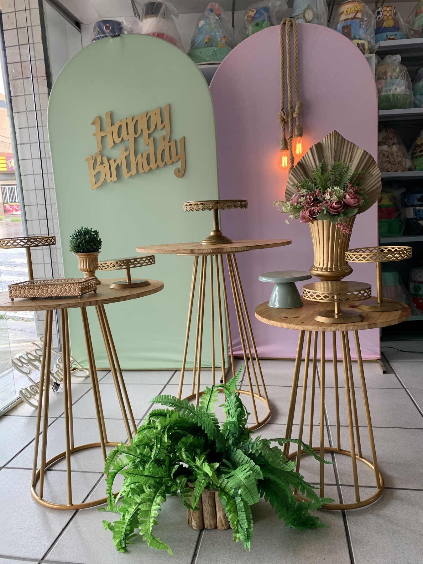 Adulto Verde E Rosa 2 - Boutique festa locações 