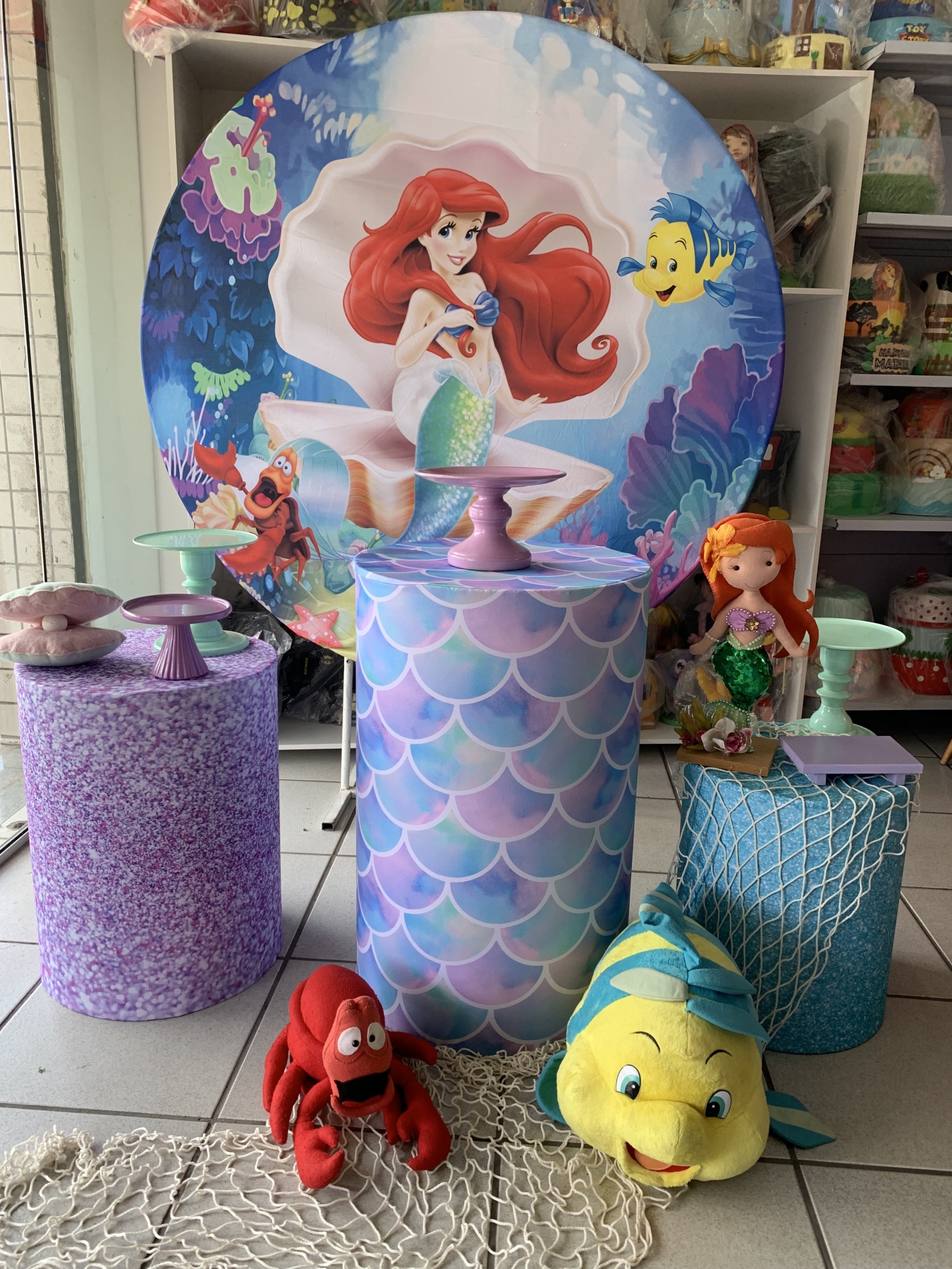 Sereia Ariel 3 - Boutique festa locações 