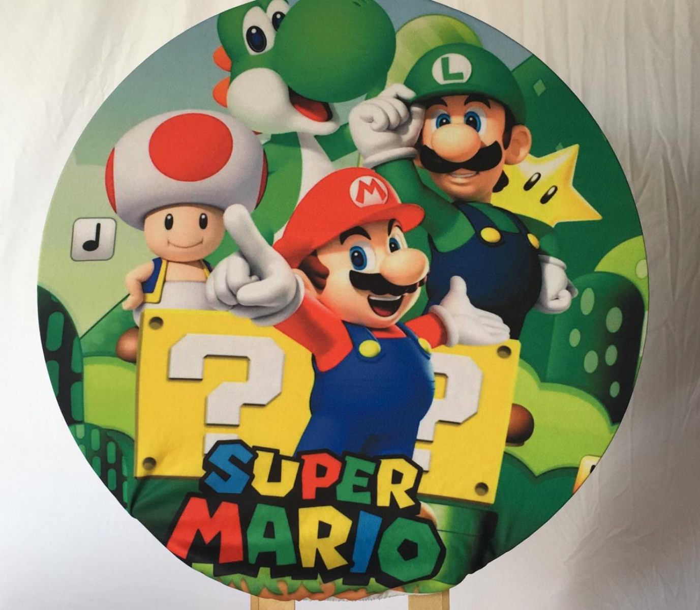 Capa Painel Super Mário - Boutique festa locações 