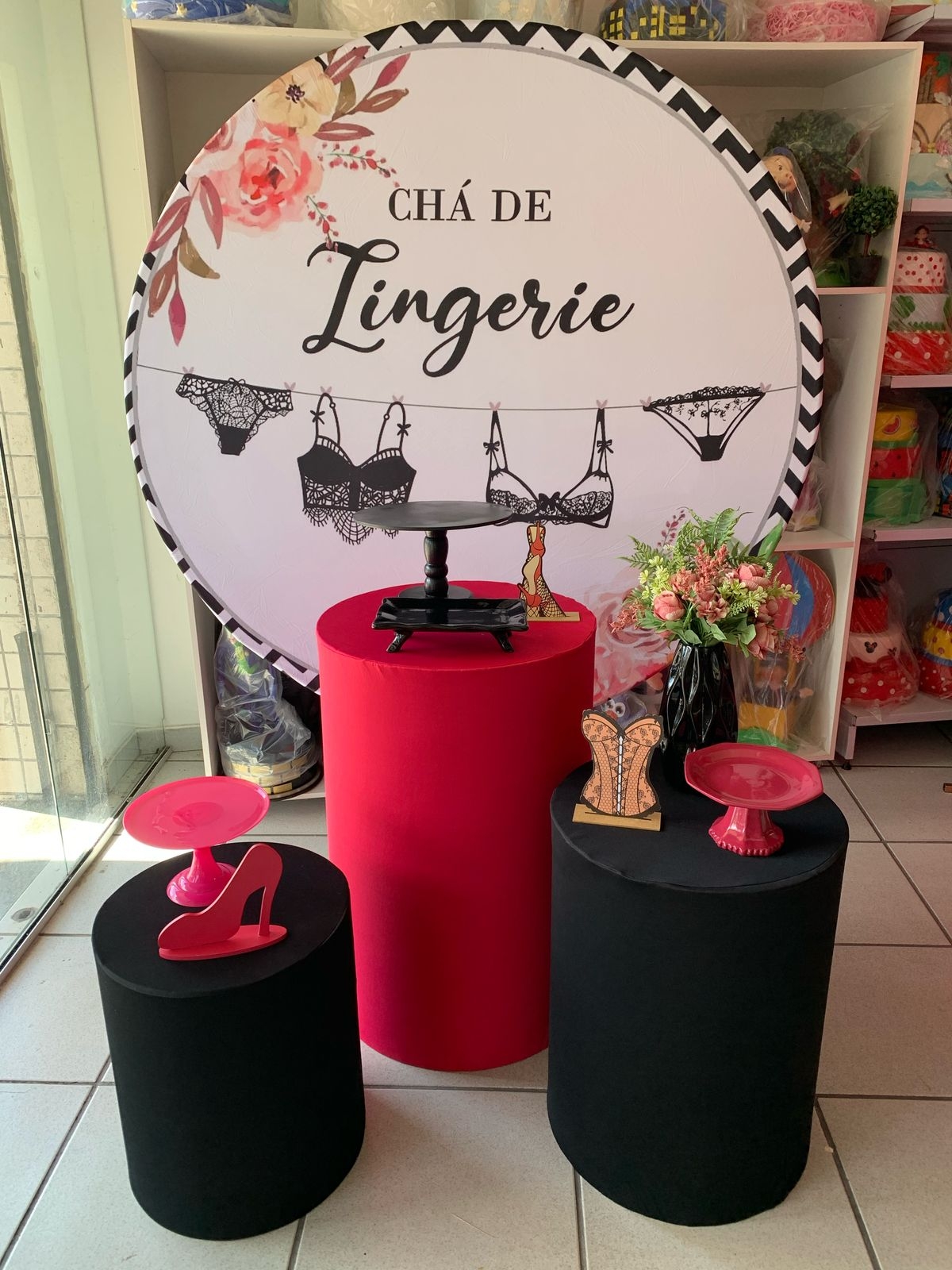 Chá de Lingerie - Boutique festa locações 