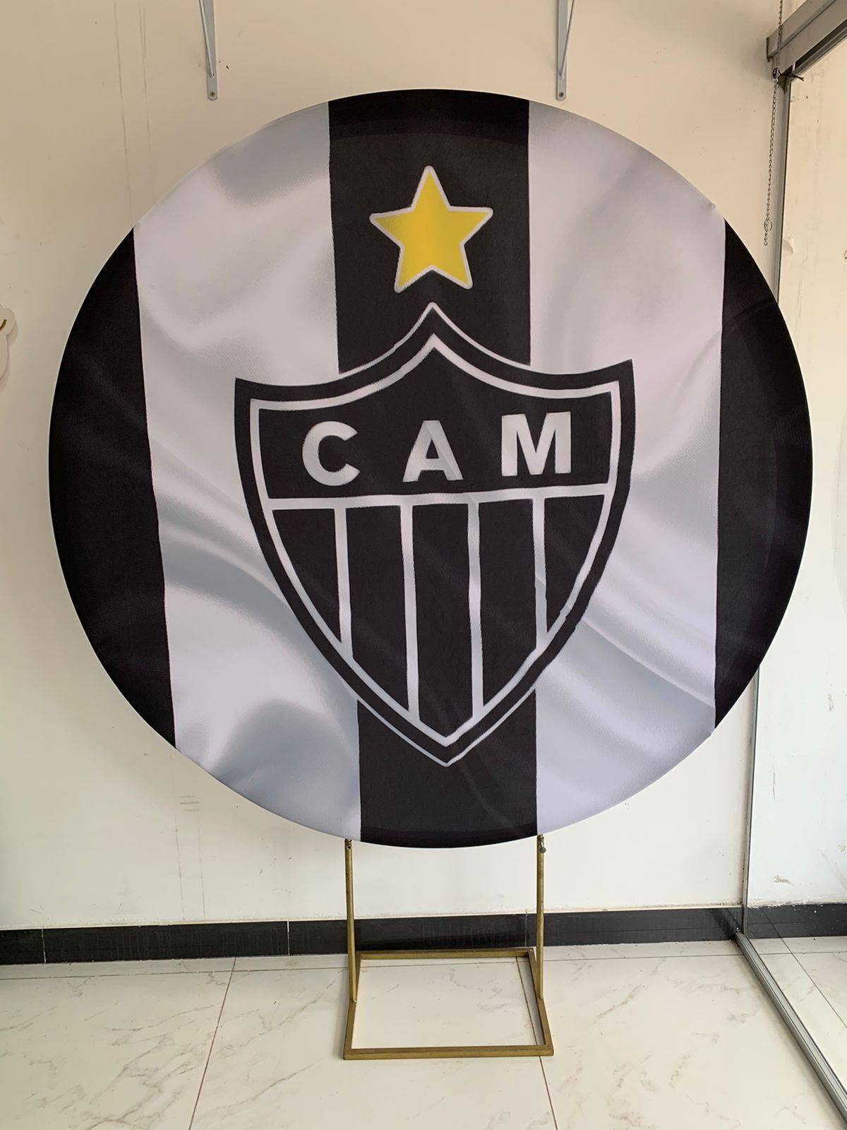 Capa Painel  Atlético/ Galo 1,50M - Boutique festa locações 