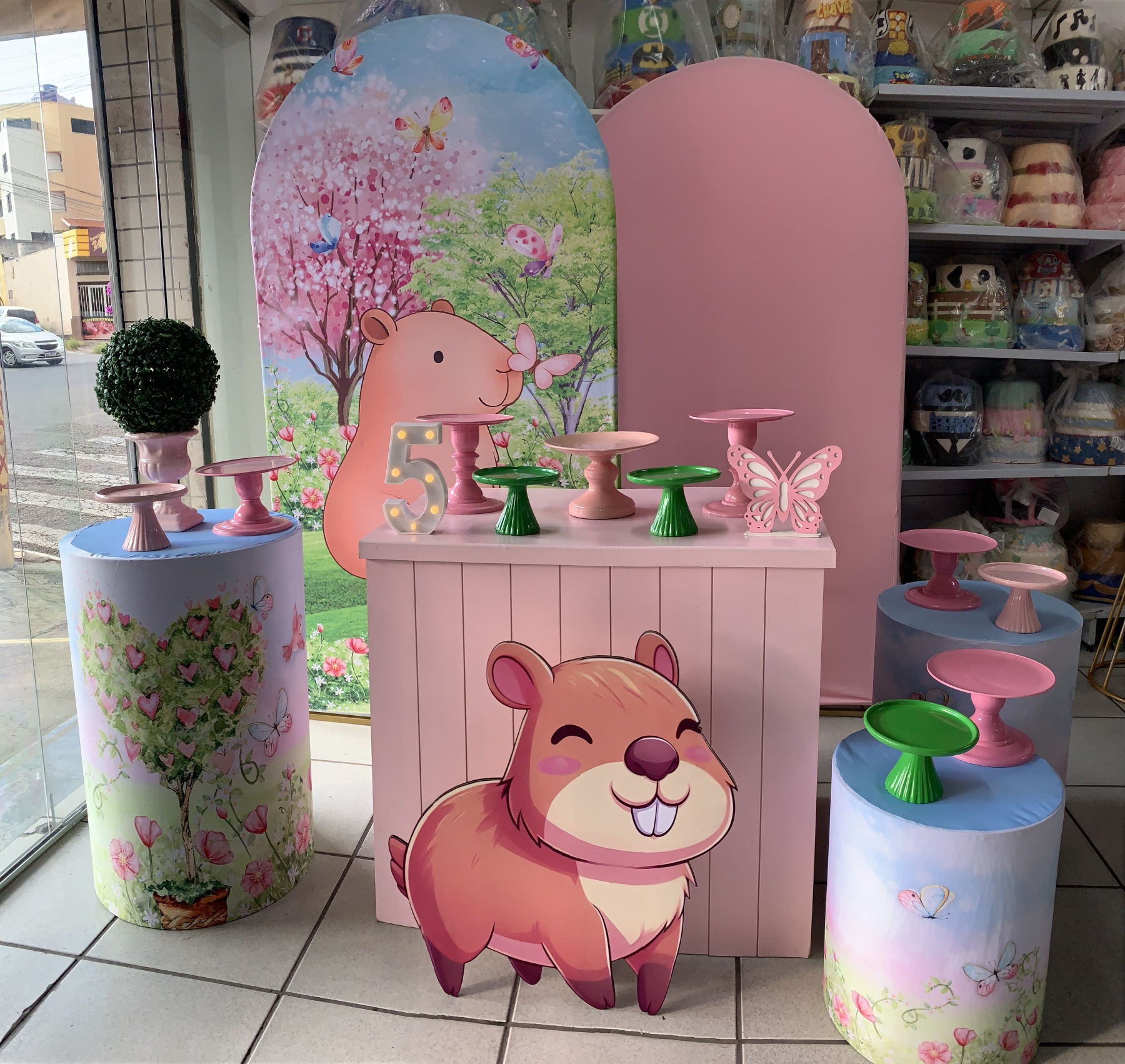 Capivara - Boutique festa locações 