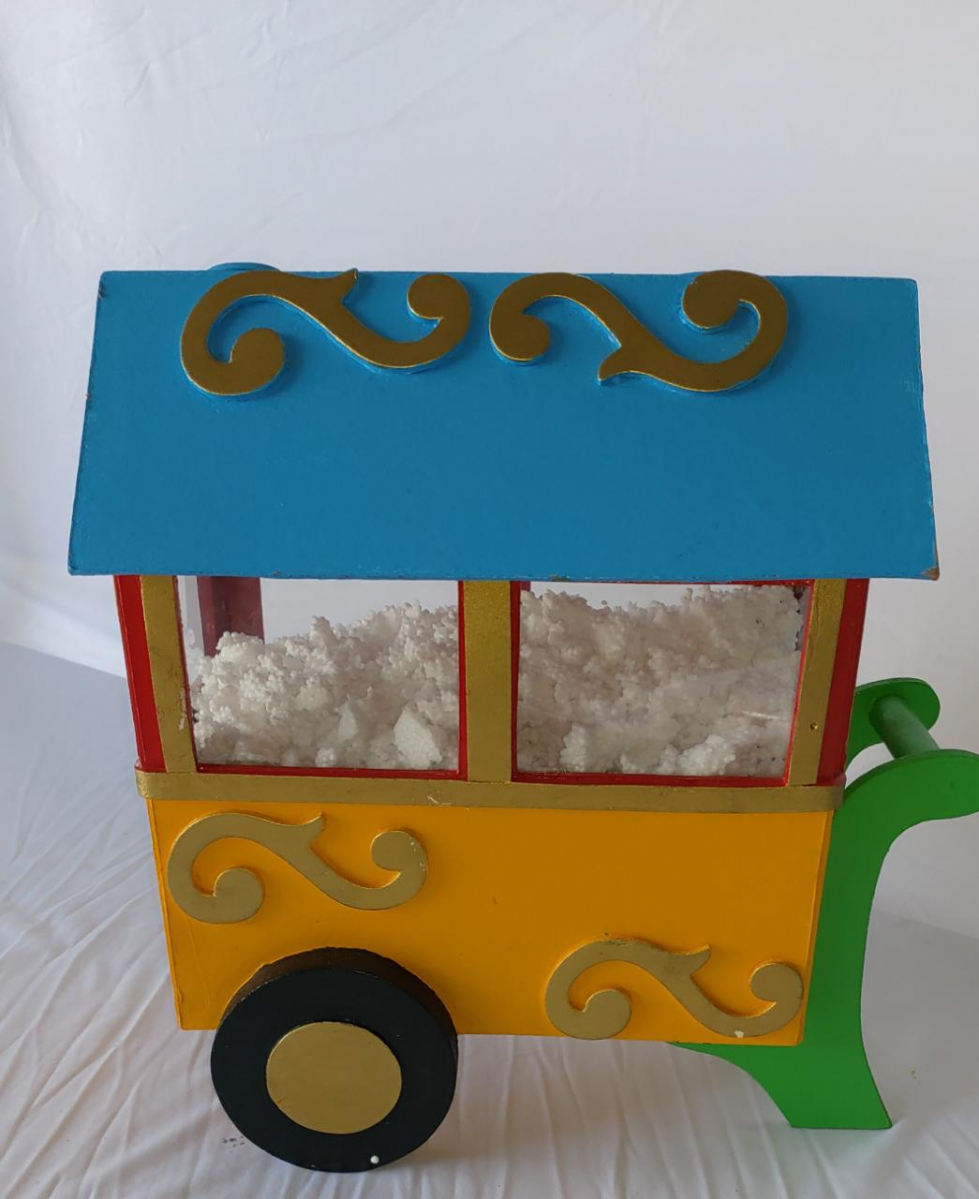 Carrinho de Pipoca Circo Mdf - Boutique festa locações 