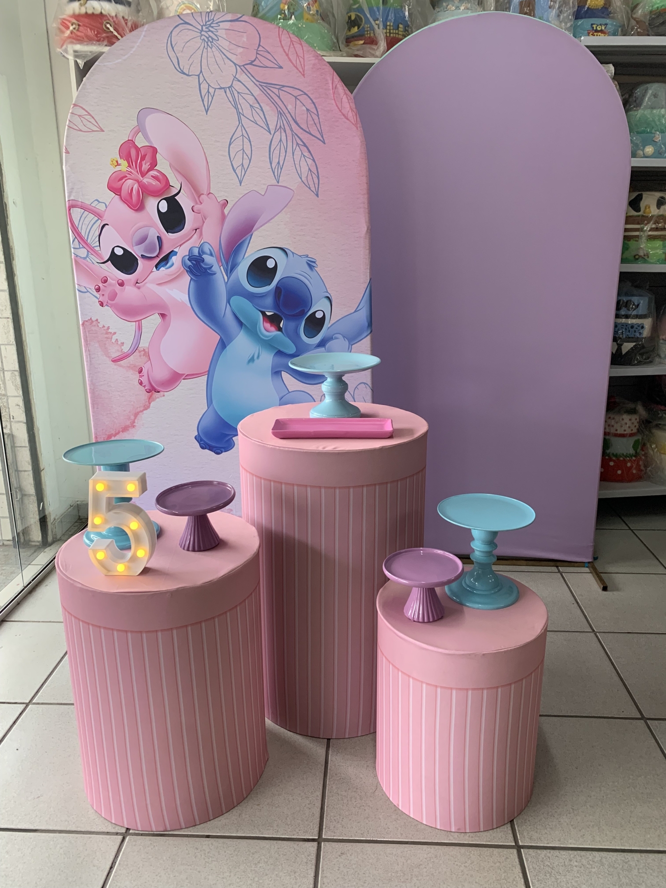 Stitch E Angel - Boutique festa locações 