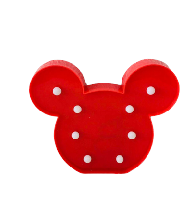 Cabeça Mickey/ Minnie Led - Boutique festa locações 