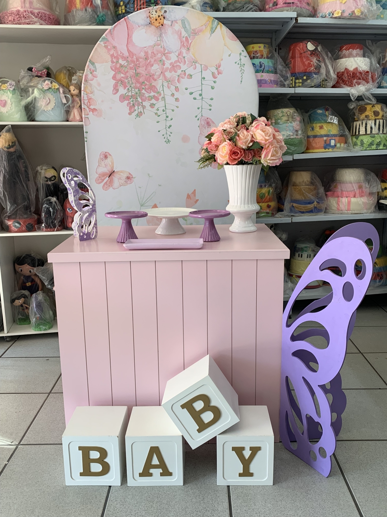 Borboletas - Boutique festa locações 