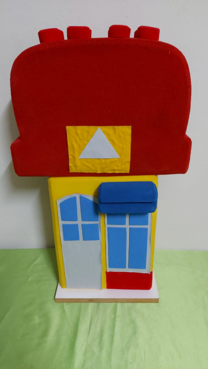 Casinha Lego - Boutique festa locações 