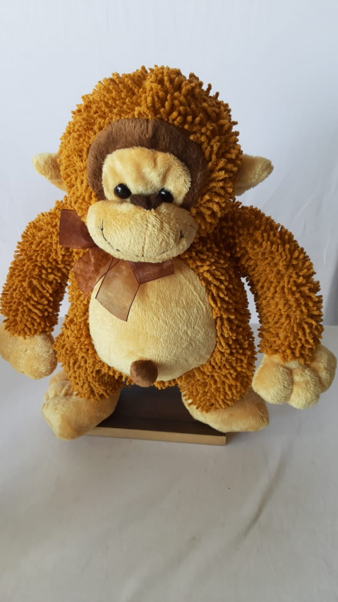 Macaco Com Laço M Safari - Boutique festa locações 