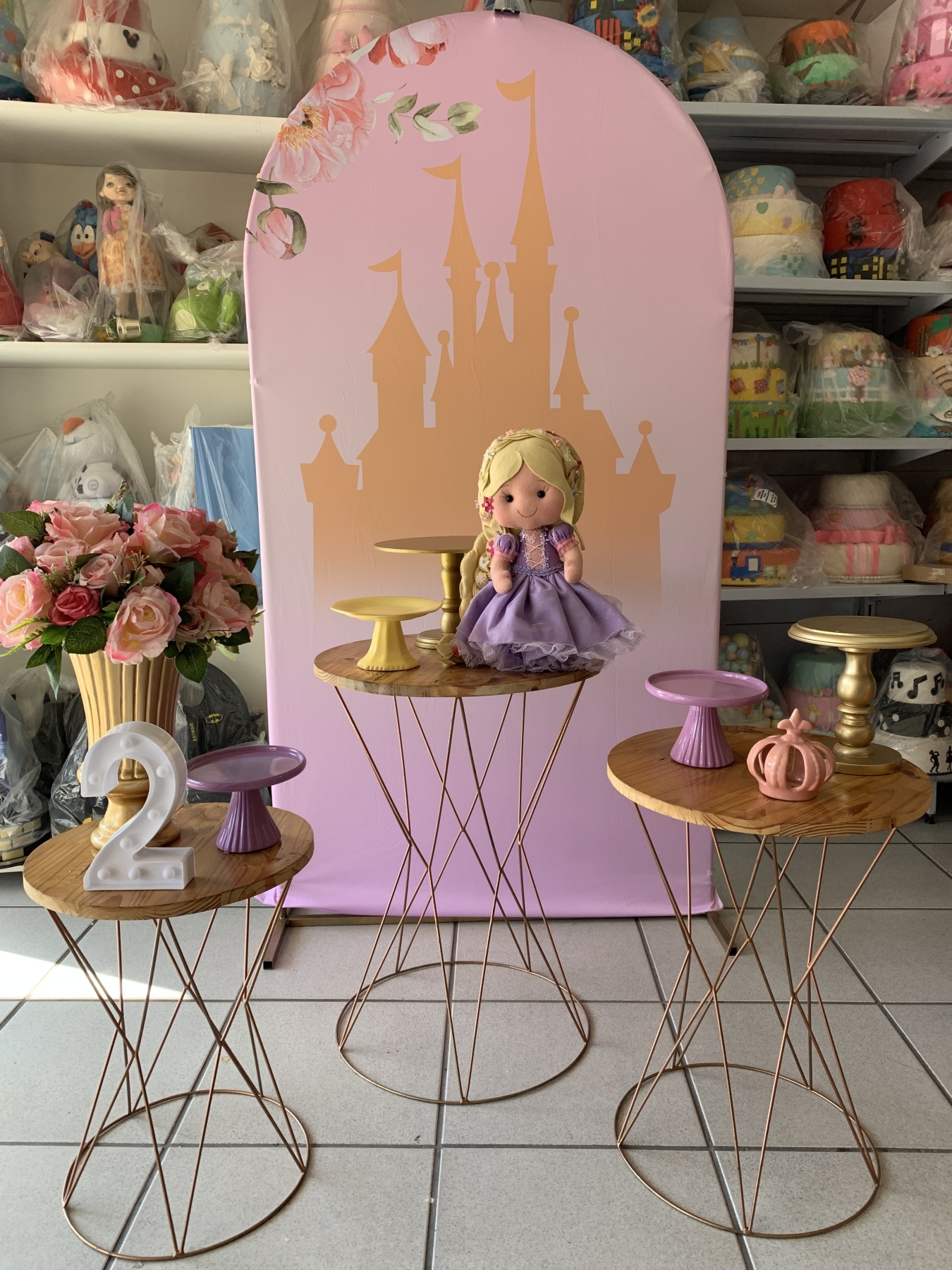 Rapunzel - Boutique festa locações 