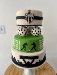 Bolo Fake Futebol / Cruzeiro / Atlético Biscuit - imagem 4