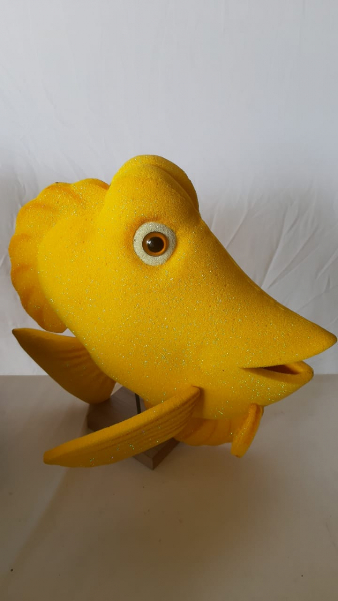 Peixe Bubbles Espuma Amarelo Procurando Nemo - Boutique festa locações 