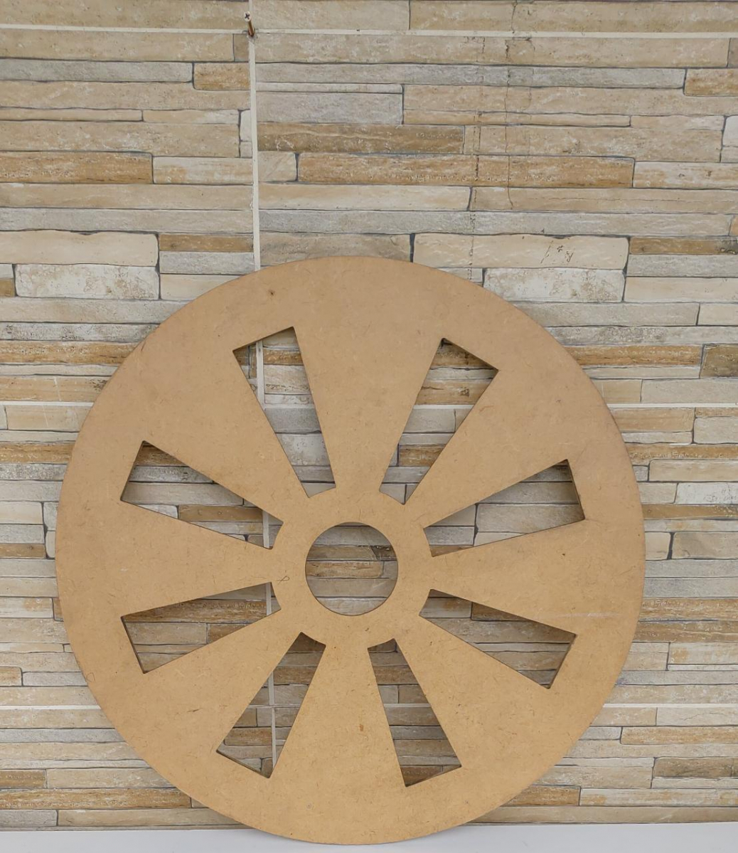 Roda  Fazendinha Mdf - Boutique festa locações 