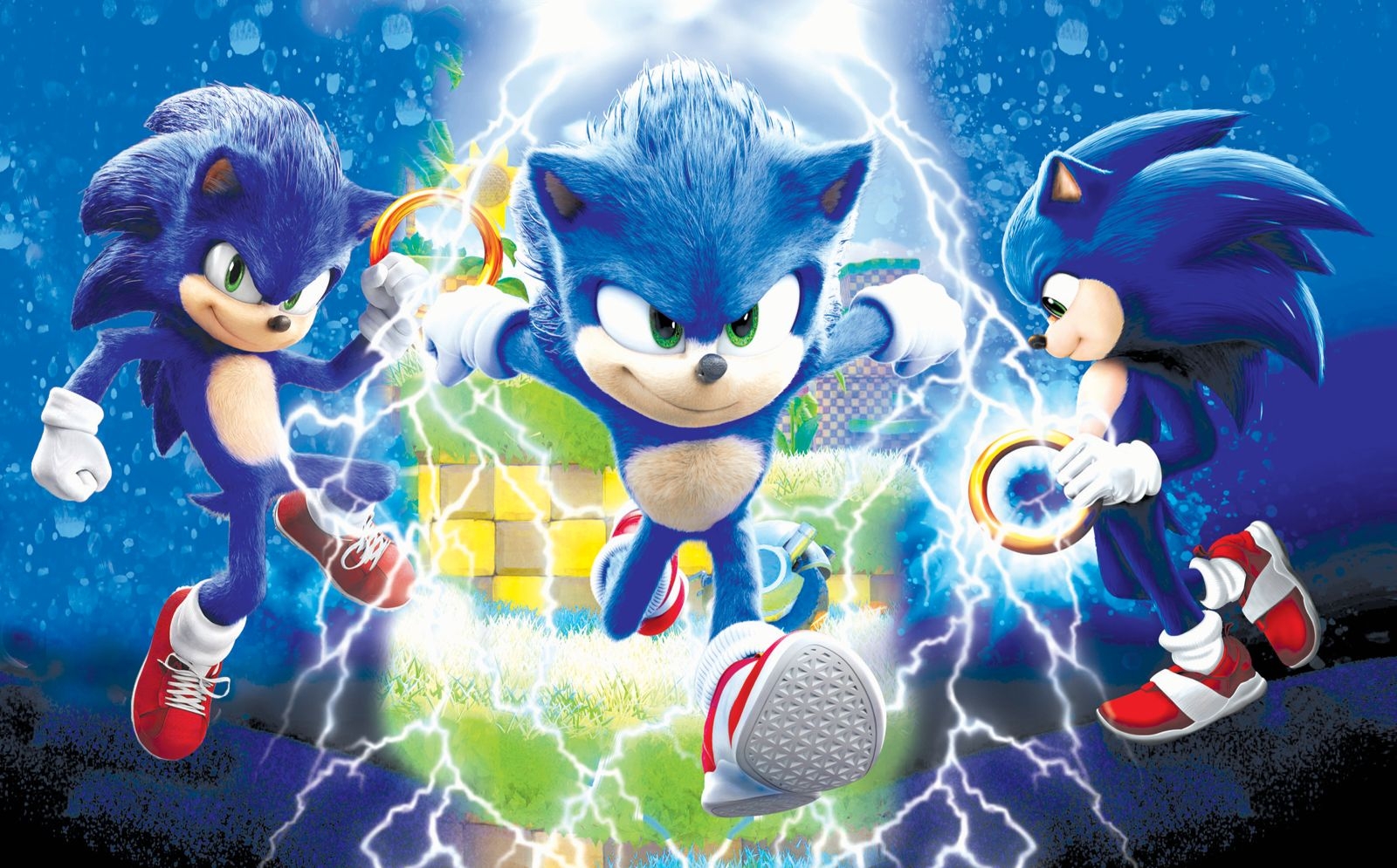 Painel Retangular Sonic - Boutique festa locações 