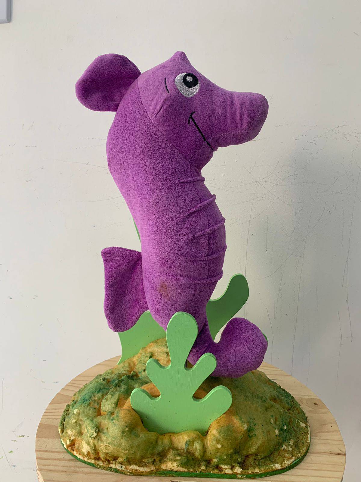 Cavalo Marinho Roxo Fundo Do Mar - Boutique festa locações 