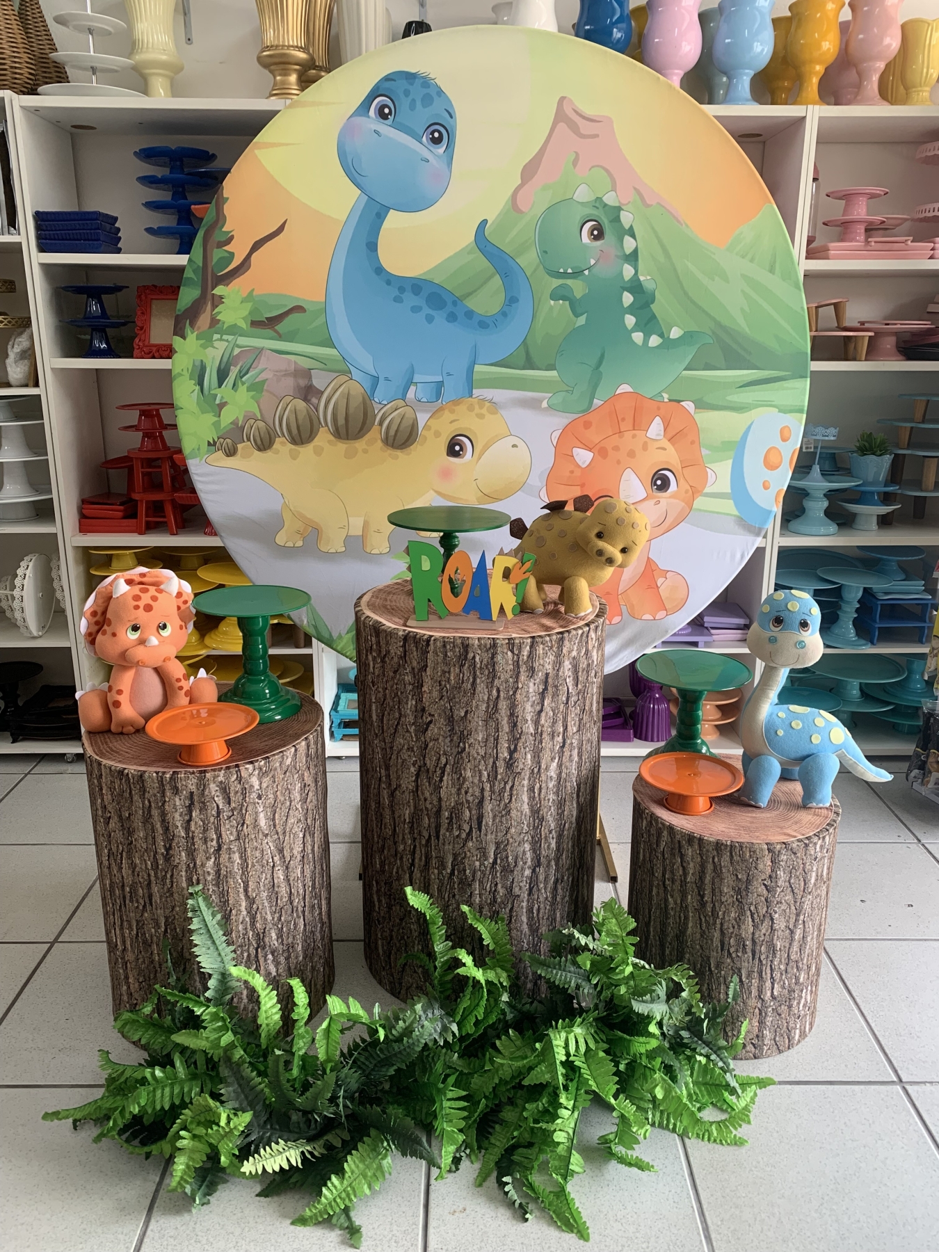Dinossauro Baby - Boutique festa locações 