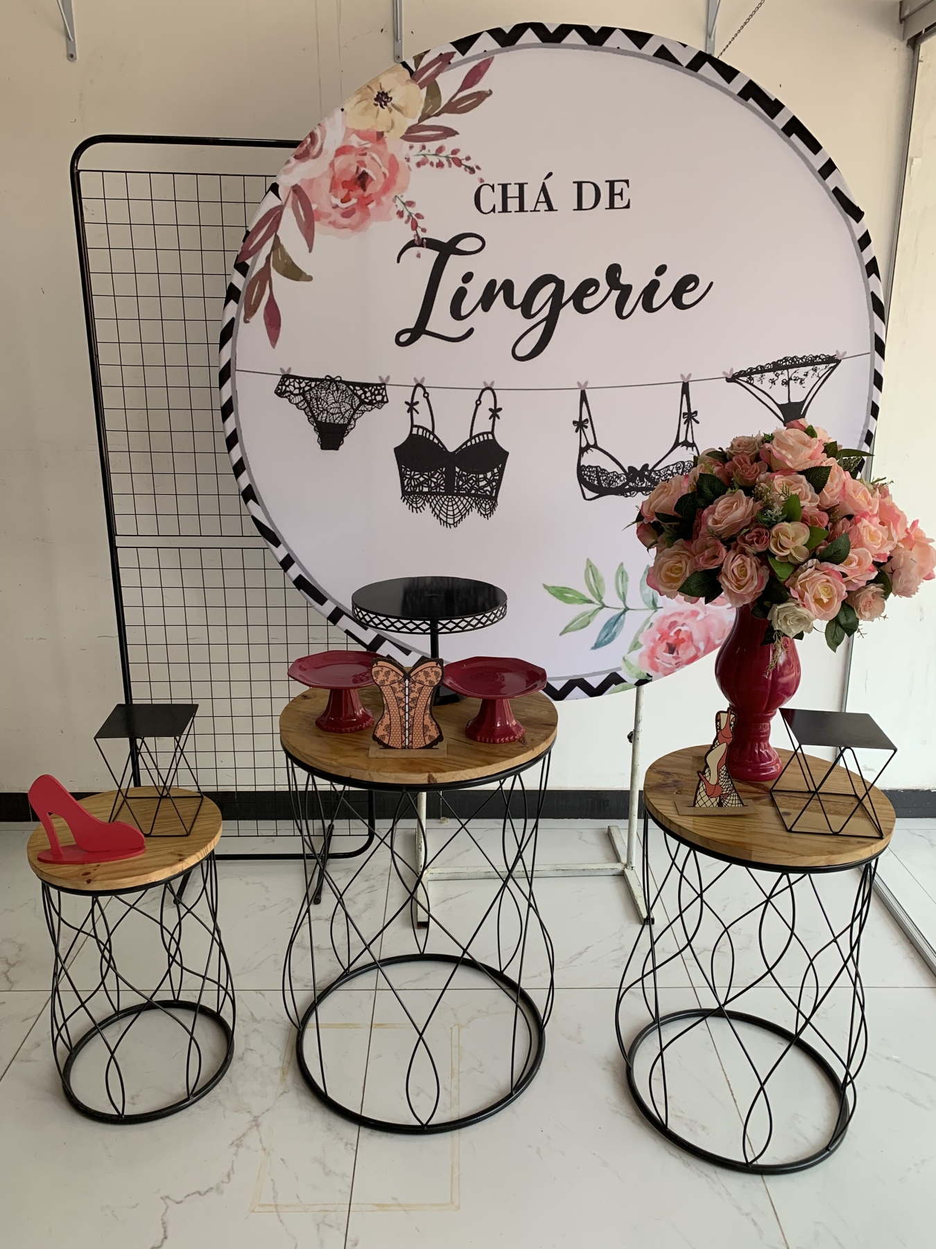 Chá de Lingerie - Boutique festa locações 