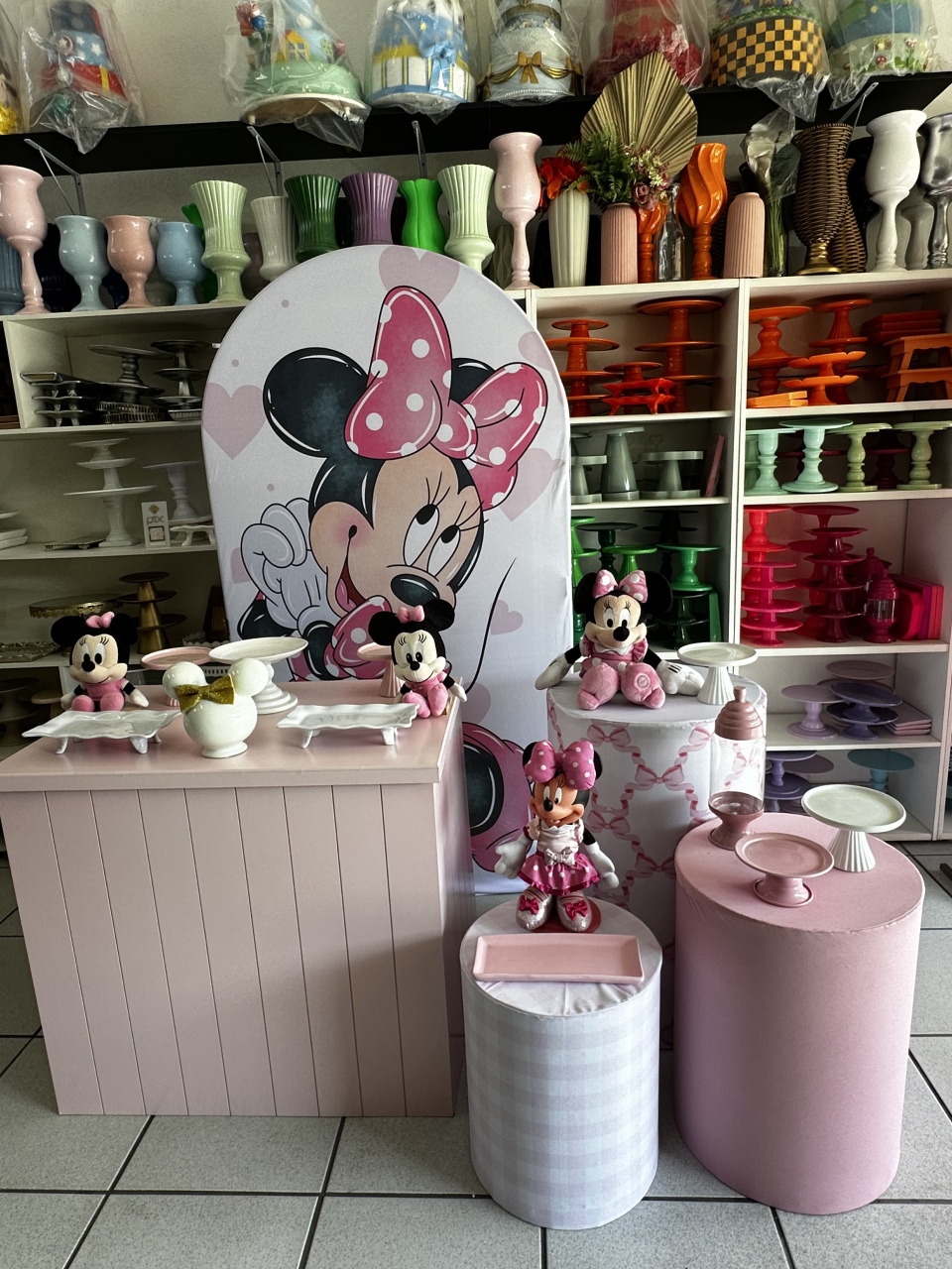 Minnie Rosa 4 - Boutique festa locações 
