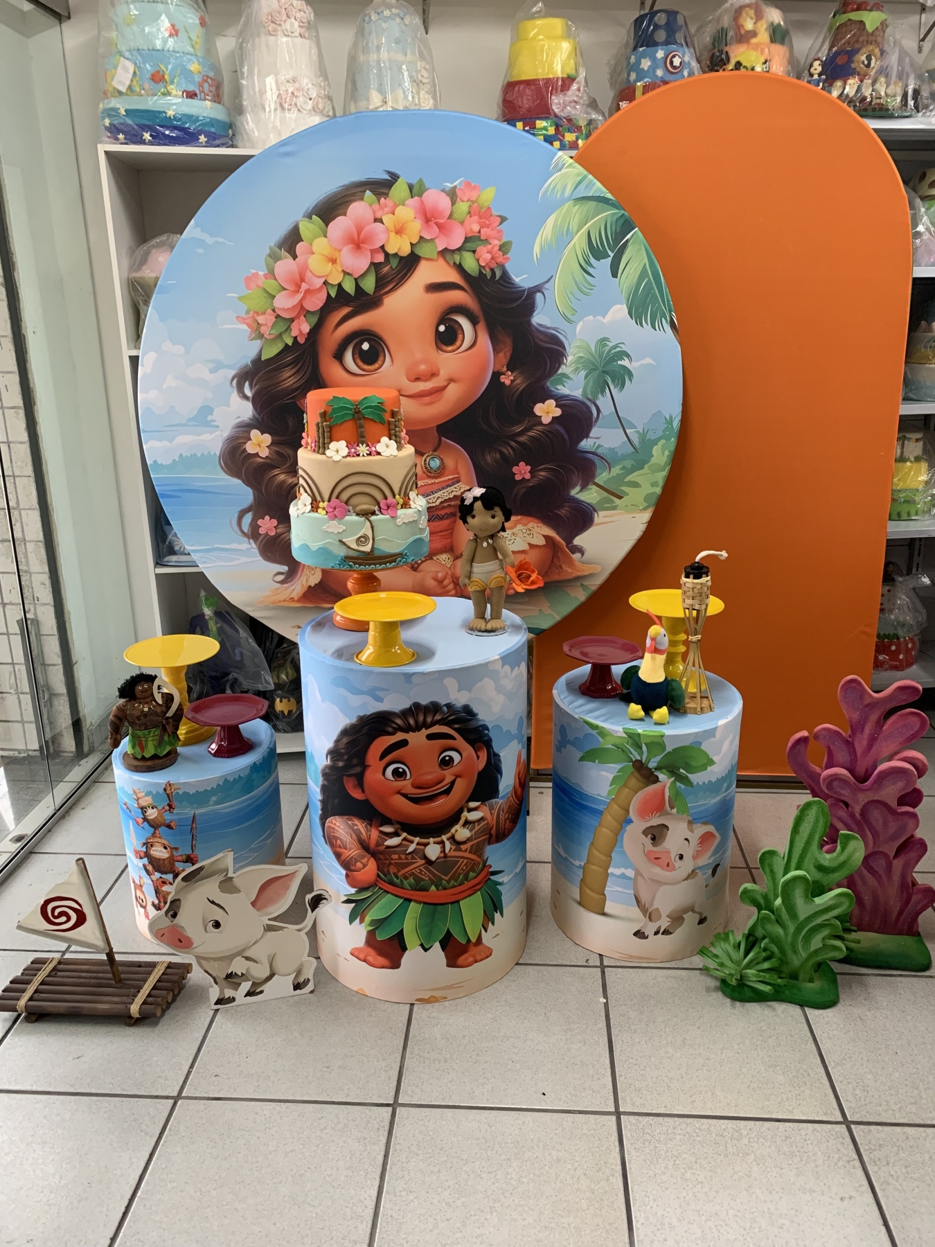 Moana Cute - Boutique festa locações 