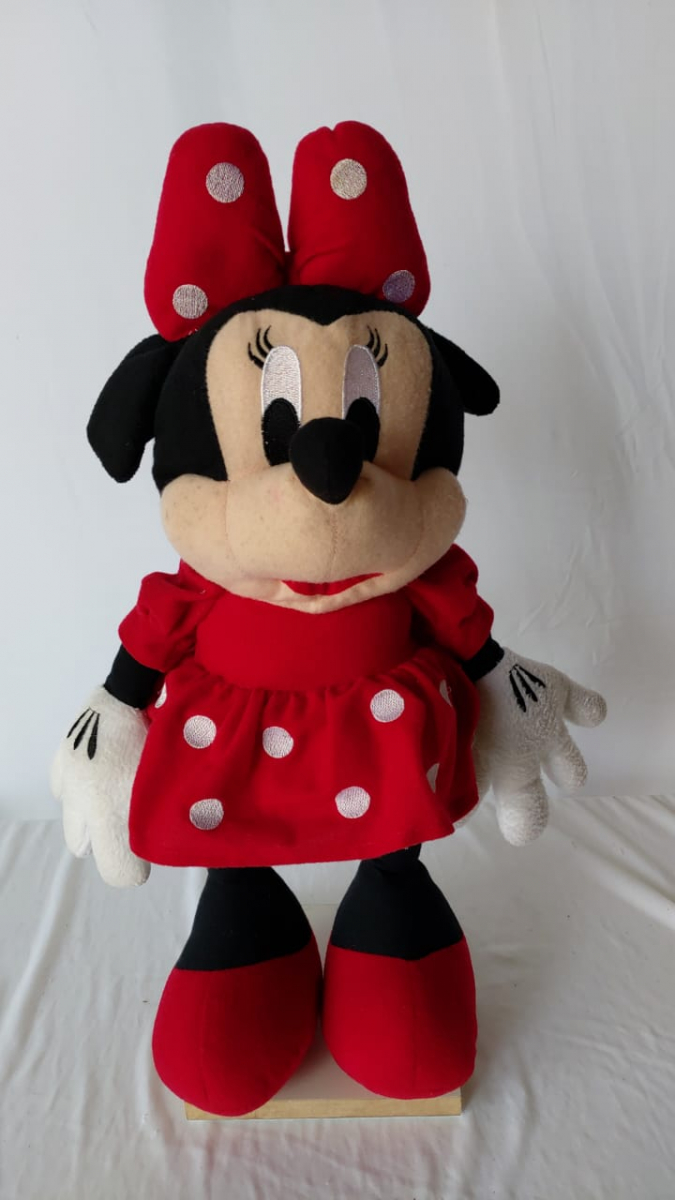 Pelúcia Minnie Vermelha G - Boutique festa locações 