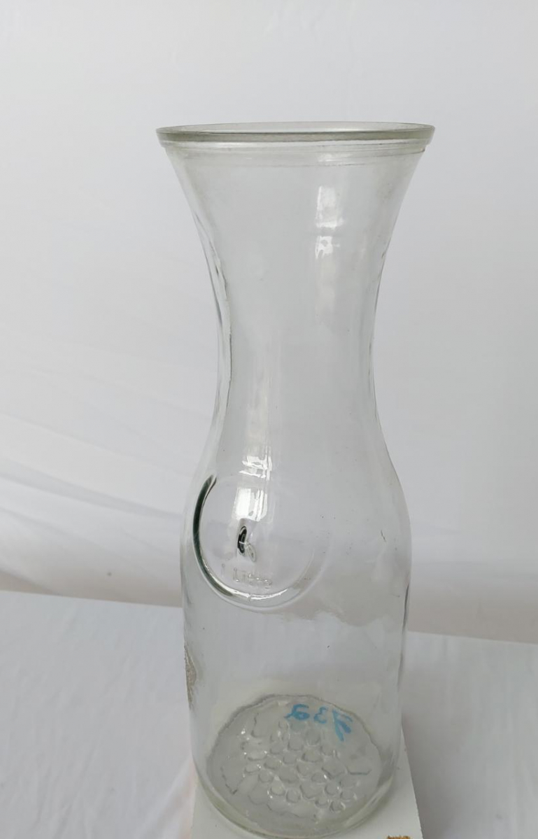 Vaso Vidro Transparente - Boutique festa locações 