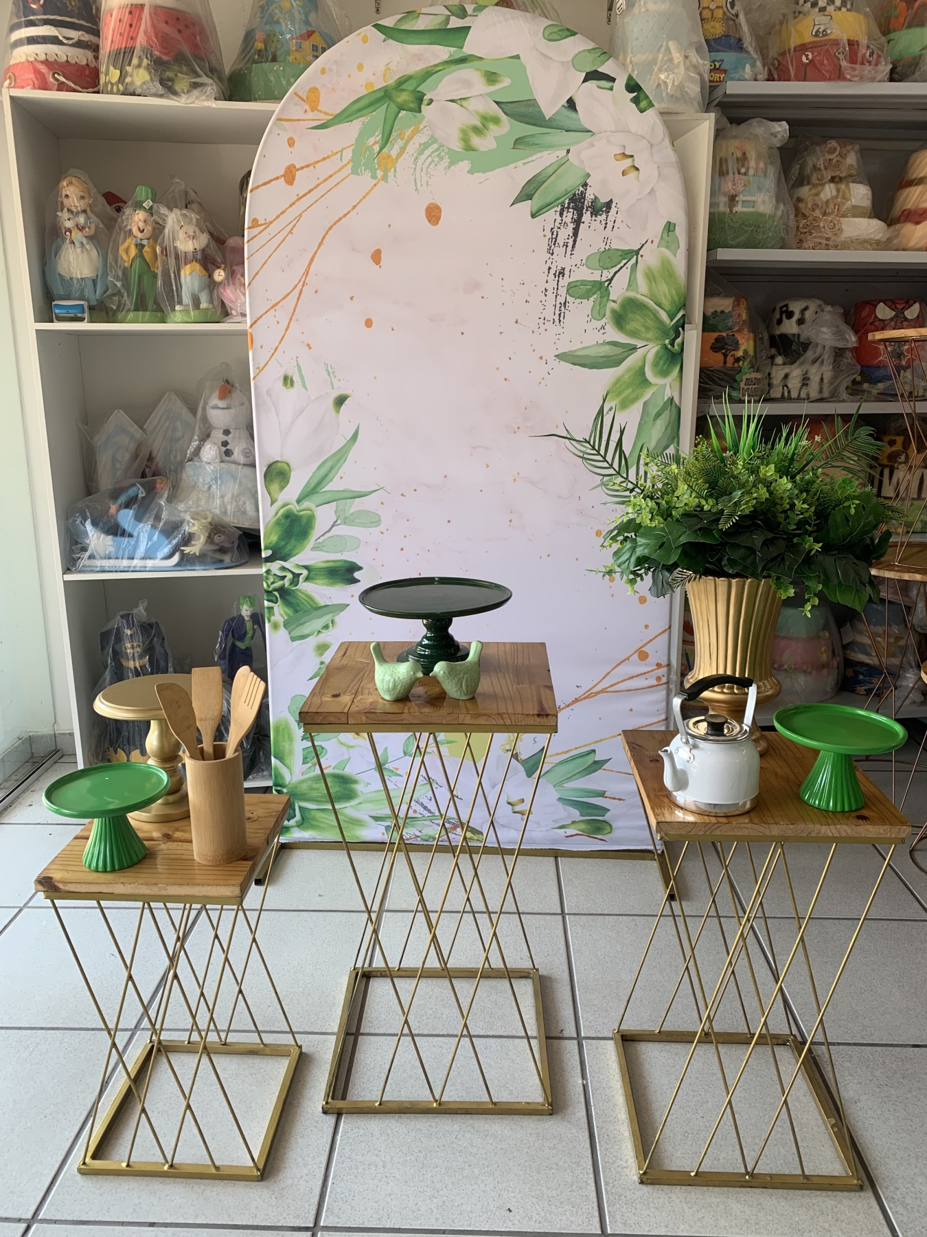 Floral Verde - Boutique festa locações 