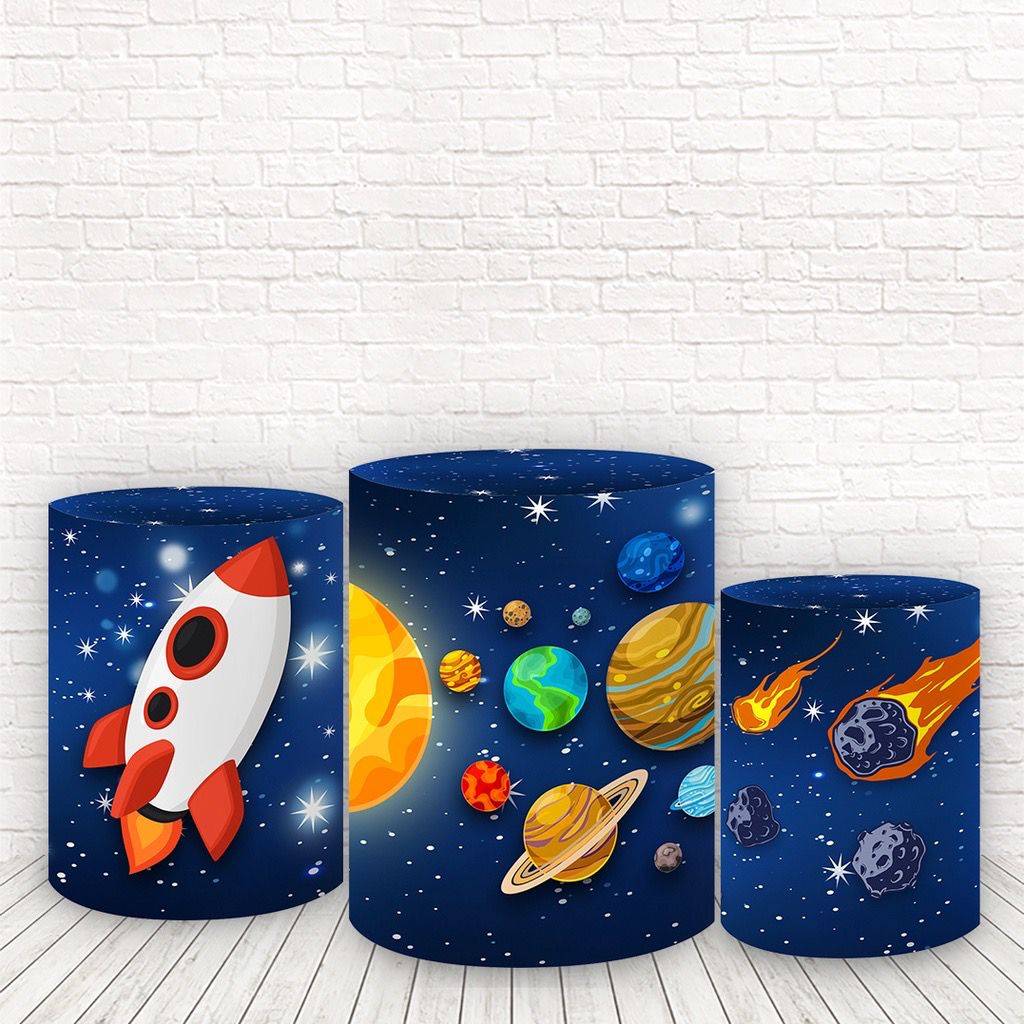 Trio Capa de Cilindro Astronauta - Boutique festa locações 