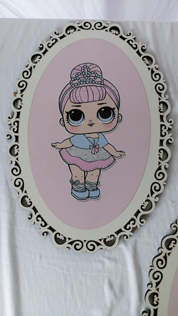 Moldura Elipse Lol - Boutique festa locações 