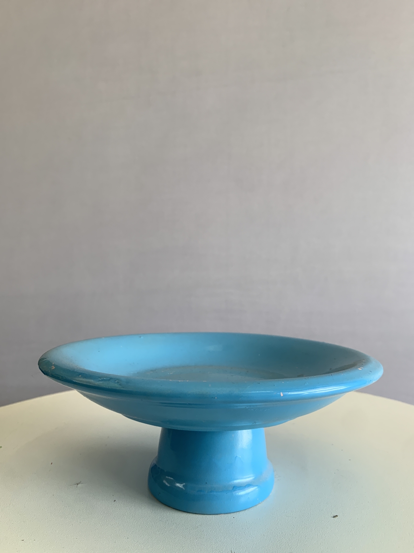 Bandeja Azul Candy Porcelana - Boutique festa locações 