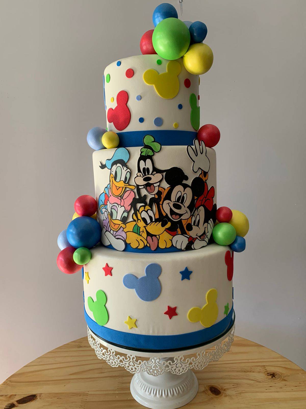 Bolo Fake Turma Do Mickey Disney Eva - Boutique festa locações 