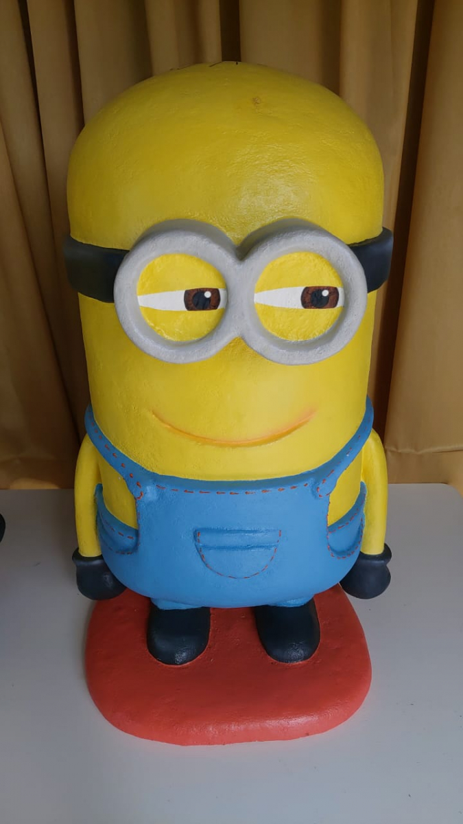 Minions Fibra 2 Olho de Lado - Boutique festa locações 