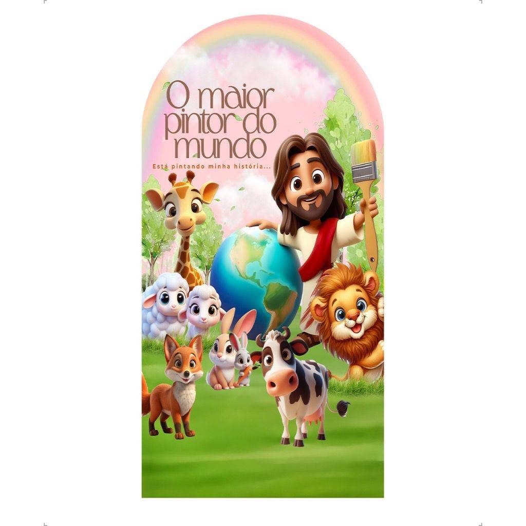 Capa Painel Romano Jesus O Maior Pintor Do Mundo - Boutique festa locações 
