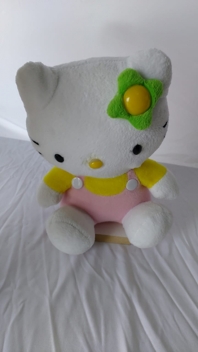 Hello Kitty P C/ Flor Verde - Boutique festa locações 