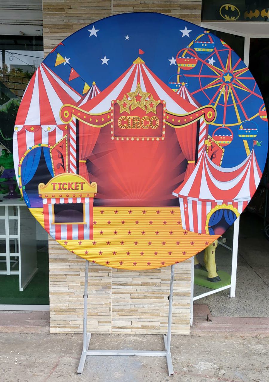 Capa Painel Circo  1,50M - Boutique festa locações 