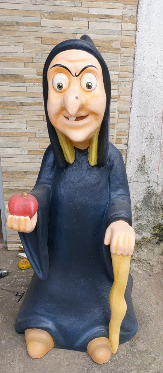 Bruxa  Fibra Branca de Neve - Boutique festa locações 