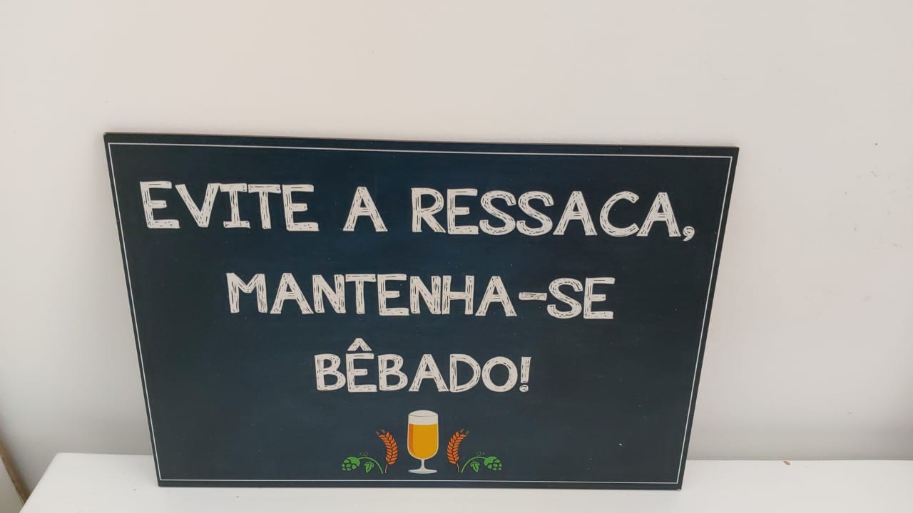 Plaquinha ( Boteco ) - Boutique festa locações 