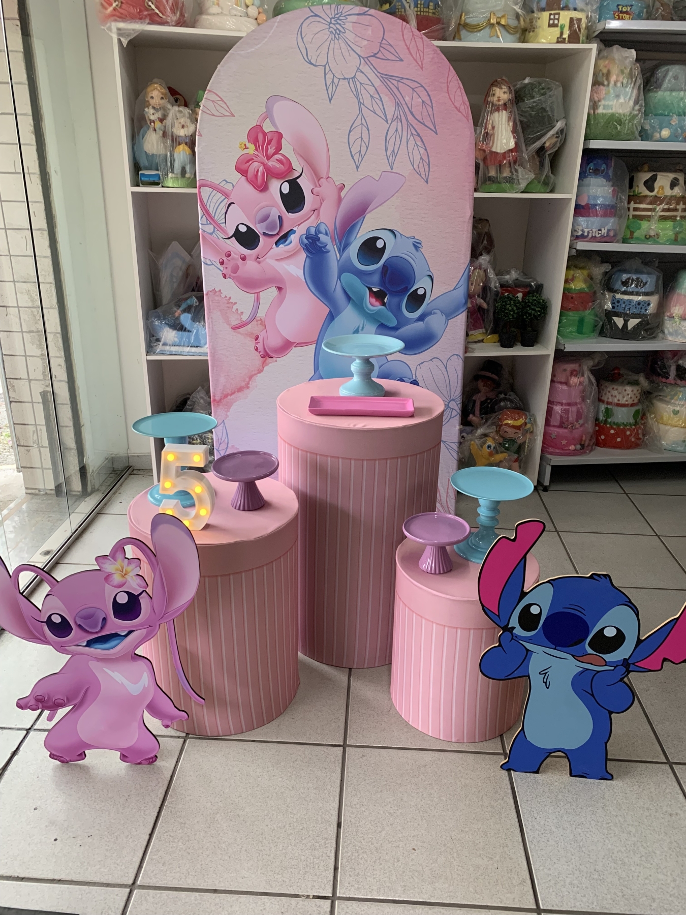 Stitch E Angel - Boutique festa locações 