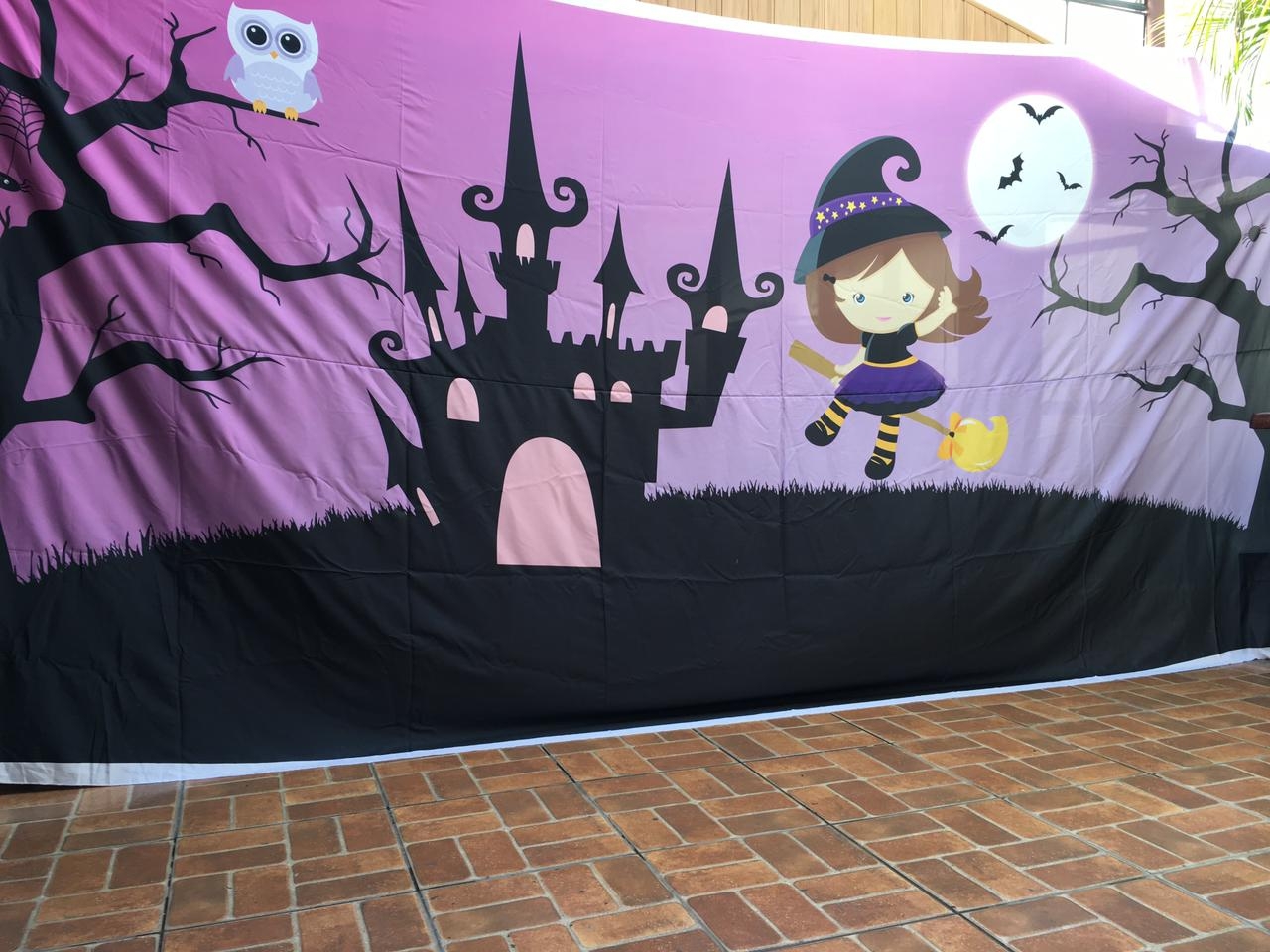 Painel Retangular   Halloween - Boutique festa locações 