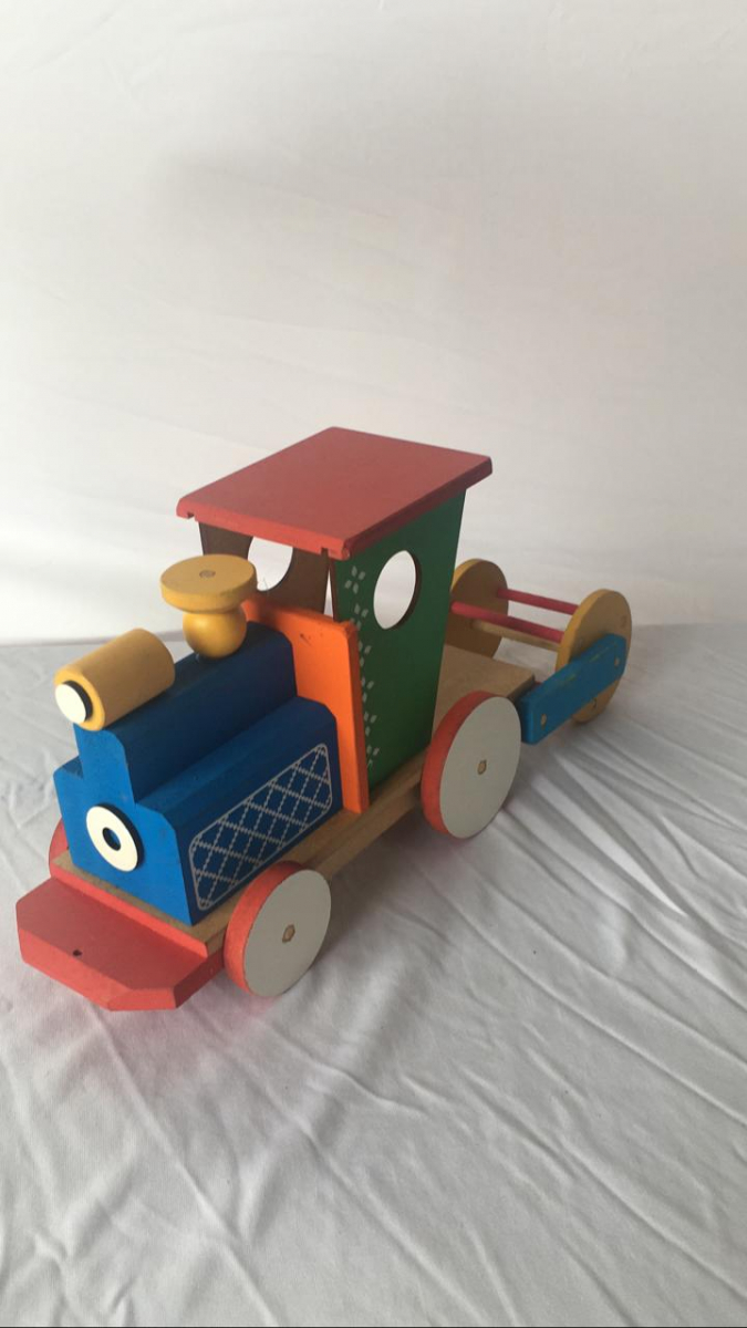 Trenzinho Mdf  Brinquedo - Boutique festa locações 