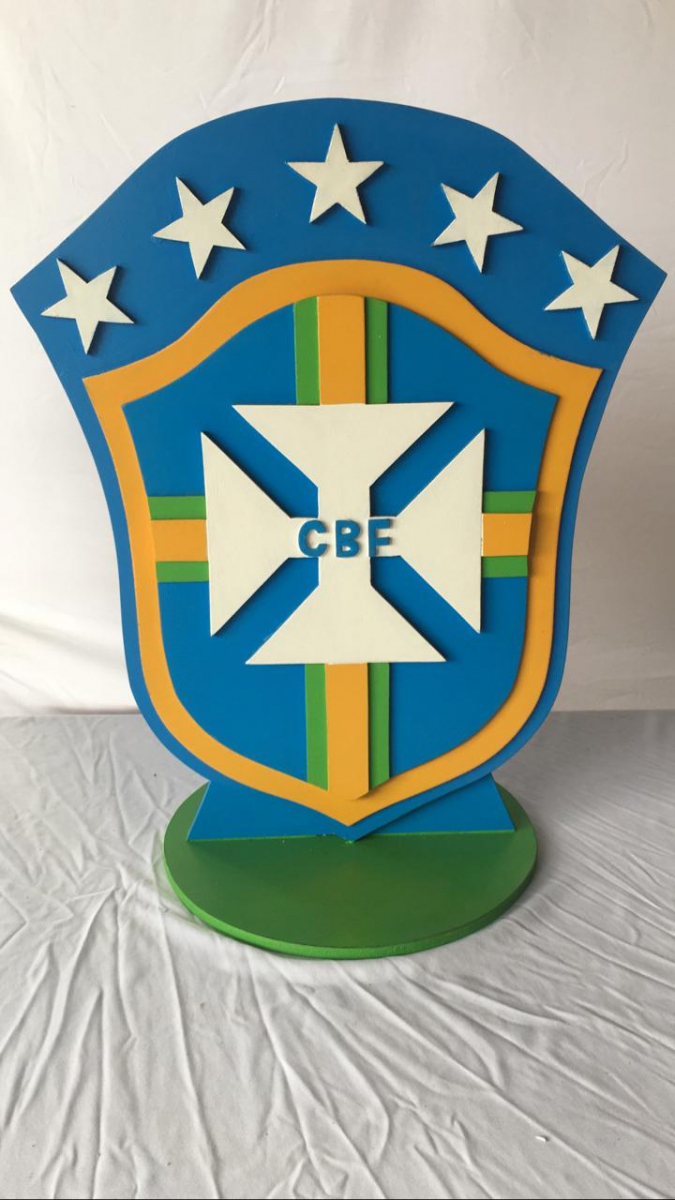 Símbolo Mdf Seleção Brasileira - Boutique festa locações 